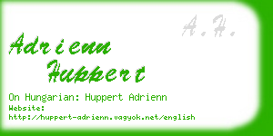 adrienn huppert business card
